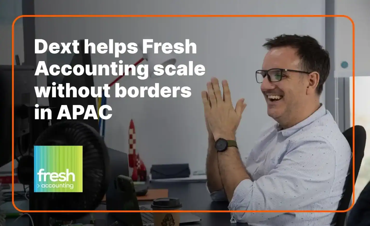 Image of accountant Paul Gardner featured in Xero partner Dext's article.