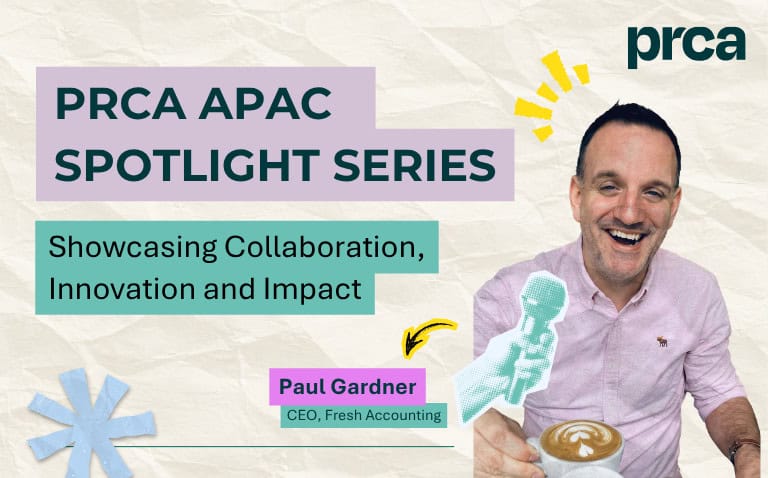 PRCA APAC Spotlight Series featuring Paul Gardner, CEO of Fresh Accounting